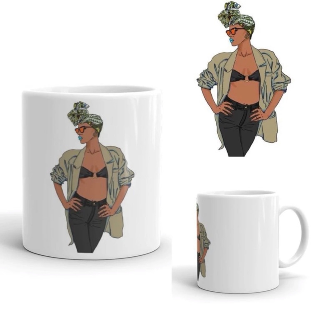 NYREE MELANIN 11Oz COFFEE TEA MUG *NWT*